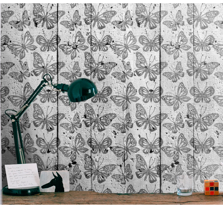 Perhosen jälki perhostapetti - Tenstickers