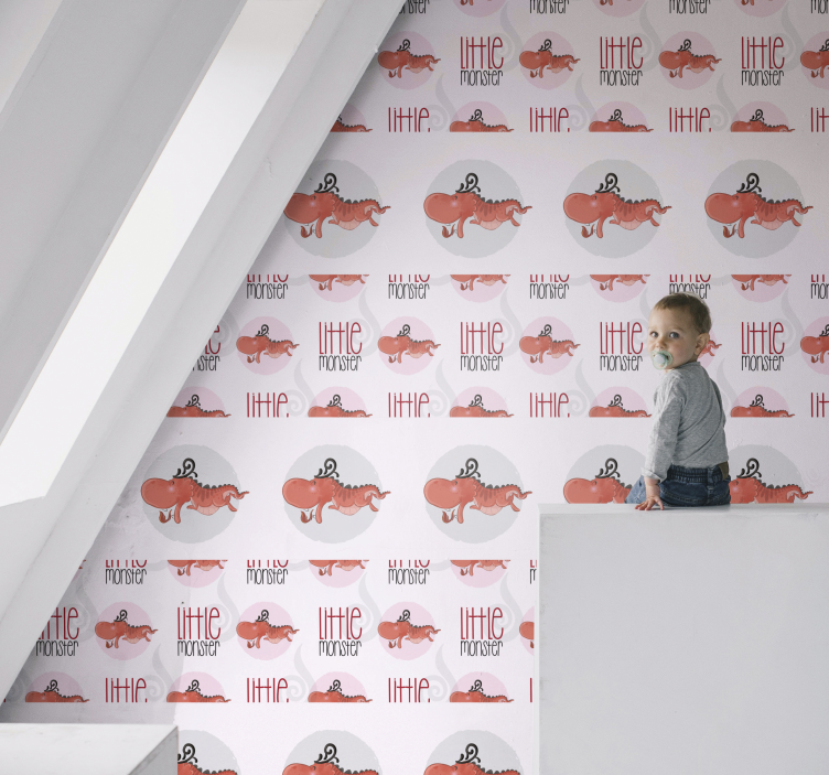 Pieni hirviösuunnittelu eläintapetti - Tenstickers