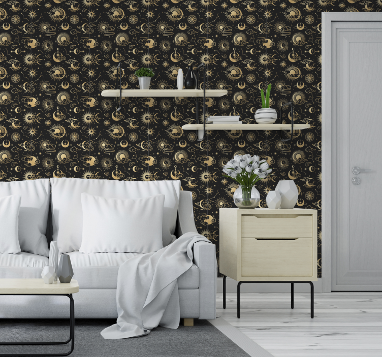 Pilviä ja tähtiä tapetti - Tenstickers