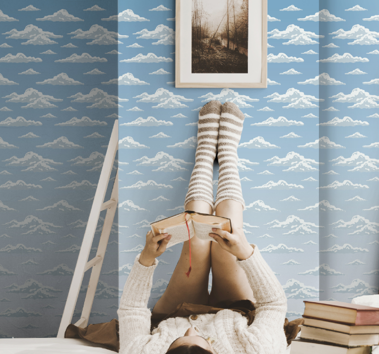 Pilvinen taivas kohtaus luonto tapetti - Tenstickers