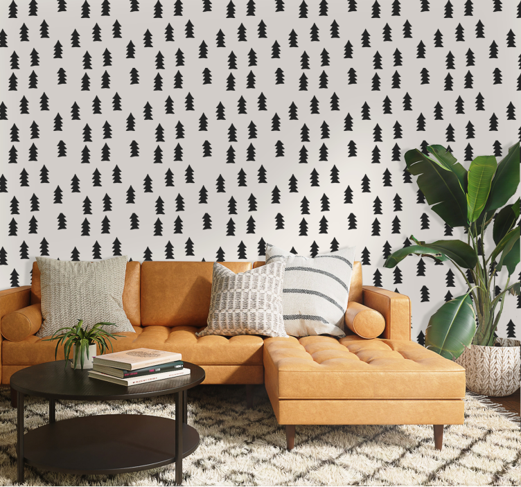 Puiden kuvio luonto tapetit - Tenstickers