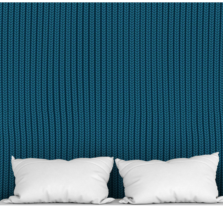 Punottu eleganssi neliökuvioinen tapetti - Tenstickers