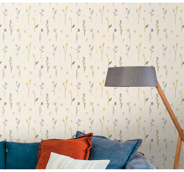 Raikas minimalistinen tyyli seinätapetti - Tenstickers