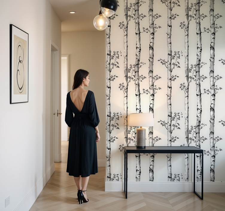 Talven suuria puita eteinen tapetti - Tenstickers