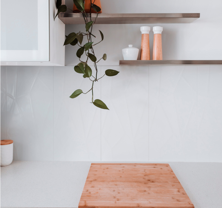 Tyylikäs kuviollinen pinta laattatapetti - Tenstickers