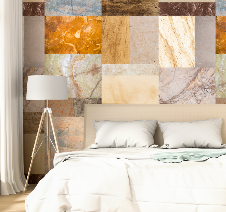 Tyylikkyys marmori kuvioitu tapetti - Tenstickers