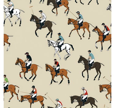 Ratsastuksen teema hevostapetit - Tenstickers
