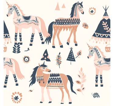 Etninen hevostapetit - Tenstickers