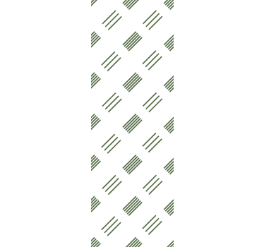 Vihreä ja valkoinen moderni tapetti - Tenstickers