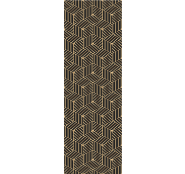 Kerroksellinen kuviointi geometrinen tapetti - Tenstickers