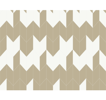 Chevronin muotoinen muotoilu geometrinen tapetti - Tenstickers
