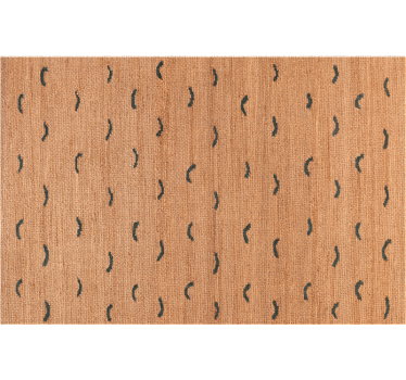 Jute beige jäljitelmäeläintapetti - Tenstickers