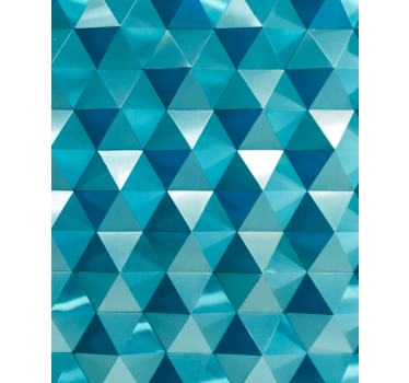 Kolmionmuotoinen geometrinen tapetti - Tenstickers