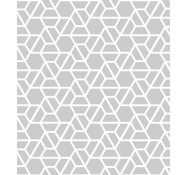 Geometrinen ristikko kuosi - Tenstickers