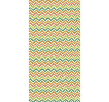 Geometrinen tapetti sahalaitakuviolla - Tenstickers