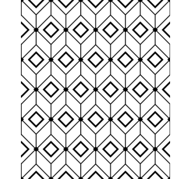 Moderni timanttigeometria tapetti - Tenstickers