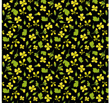 Värikäs kukkakuosi luonto tapetti - Tenstickers