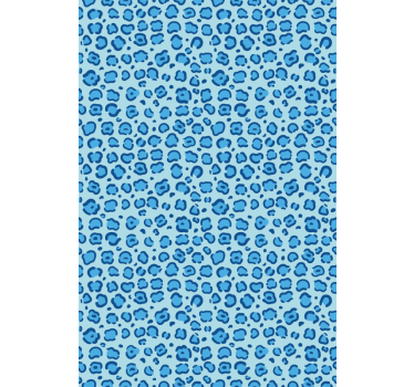 Sininen pilkullinen tapetti lastenhuoneeseen - Tenstickers