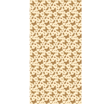Perhoskuvioinen lastenhuoneen tapetti - Tenstickers