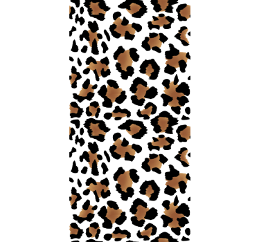 Leopardipilkkuinen lastenhuoneen tapetti - Tenstickers