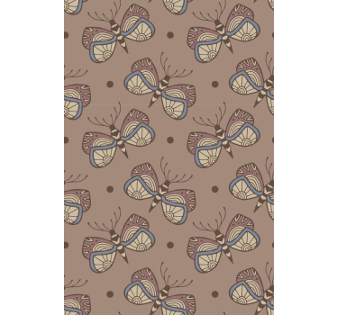 Inspiroiva vintageperhosvoitto perhostapetti - Tenstickers