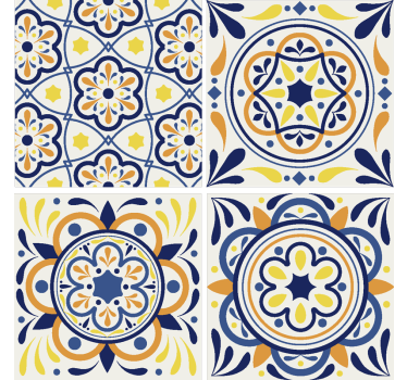 Laattatapettiportugalintyyli - Tenstickers