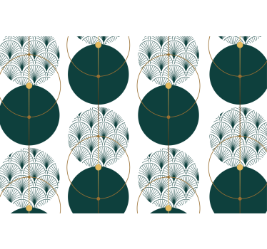 Glamourtyylinen geometrinen tapetti - Tenstickers