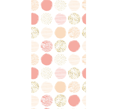 Moderni tapetti pastelli pistevaihtoehto - Tenstickers