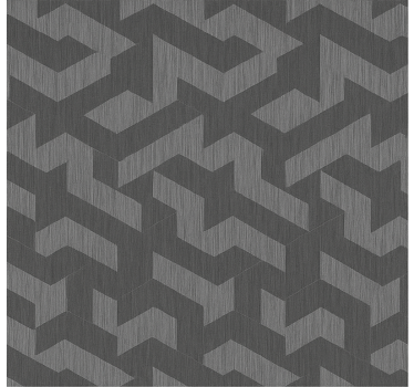 Geometriset tummat muodot tapetti teinin huoneeseen - Tenstickers