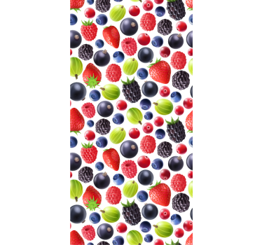 Marjakokoelma keittiötapetti - Tenstickers