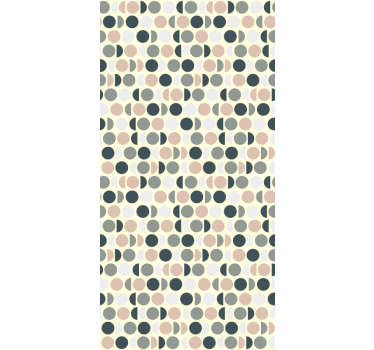 Elegant ympyrät keittiötapetti - Tenstickers