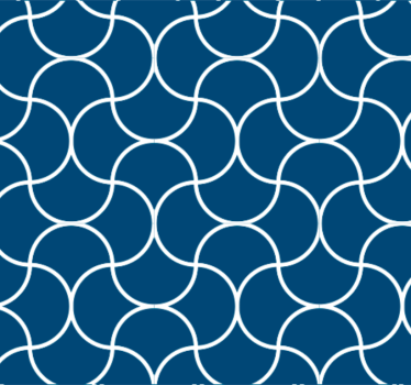 Geometrinen aaltokuvio kylpyhuoneen tapetti - Tenstickers