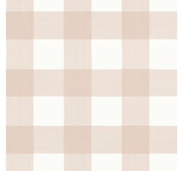 Vaaleanpunainen ruututapetti lastenhuoneeseen - Tenstickers