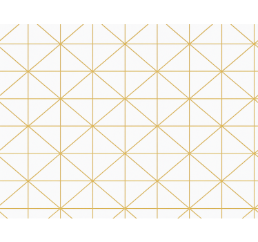 Makuhuoneen tapetti kultainen geometria - Tenstickers