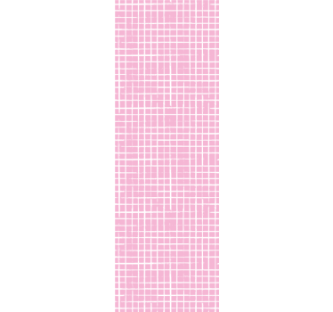 Vaaleanpunainen tausta valkoiset viivat moderni tapetti - Tenstickers