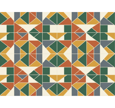 Abstrakti tapetti geometrisella kuviolla - Tenstickers