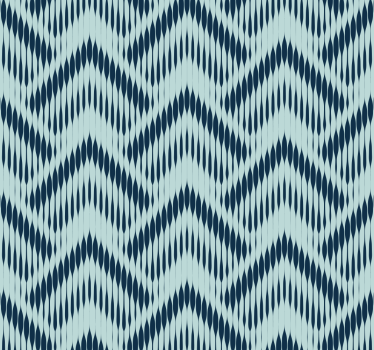 Ikat chevron kuvio geometrinen tapetti - Tenstickers