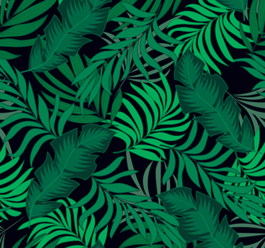 Metsän tapetti-avaimet viidakossa - Tenstickers