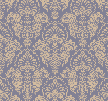 Barokkityylinen lila modernitapetti - Tenstickers