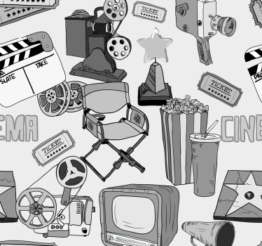 Vintage hollywood mustavalkoisia kuvia Muut vintagetapetit - Tenstickers