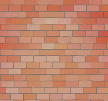 Tiili julkisivu tiilitapetti - Tenstickers