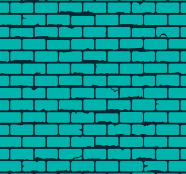 Aqua tapetti olohuone - Tenstickers