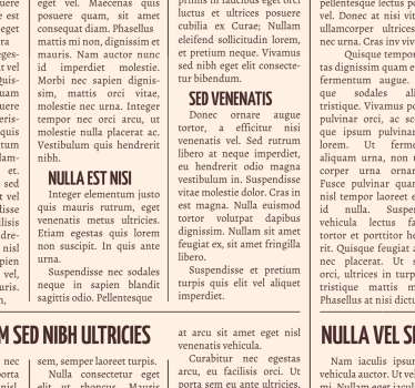 Tapetti vintage sanomalehti tulosta abstrakteja tapetteja - Tenstickers