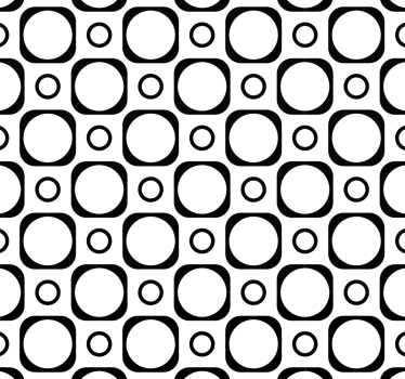 Kylpyhuoneen tapetti mustavalkoiset laatat laattatapetti - Tenstickers