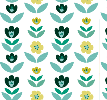 Minttu kukka tapetti - Tenstickers