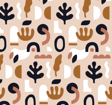 Abstrakti tahra maaleja taiteellinen tapetti - Tenstickers