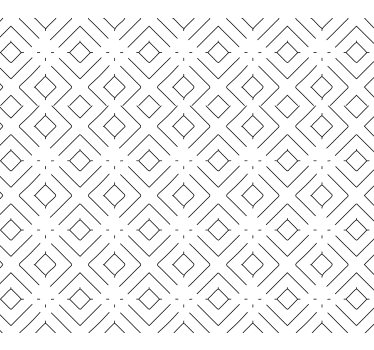 Geometrinen musta / valkoinen tapetti neliökuvioinen - Tenstickers