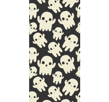 Kallo kuvio halloween tapetti - Tenstickers