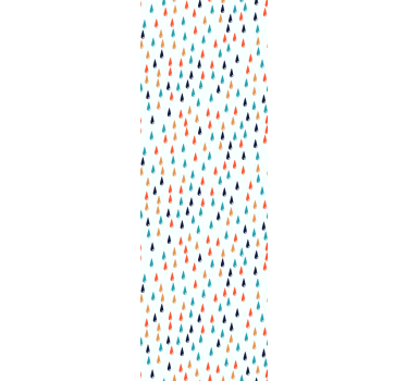 Värillinen sadepisara moderneja tapetteja - Tenstickers