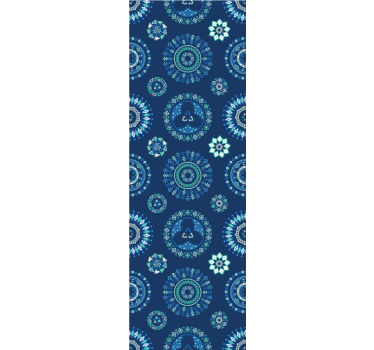 Mandala-laatan olemus olohuone tapetti - Tenstickers